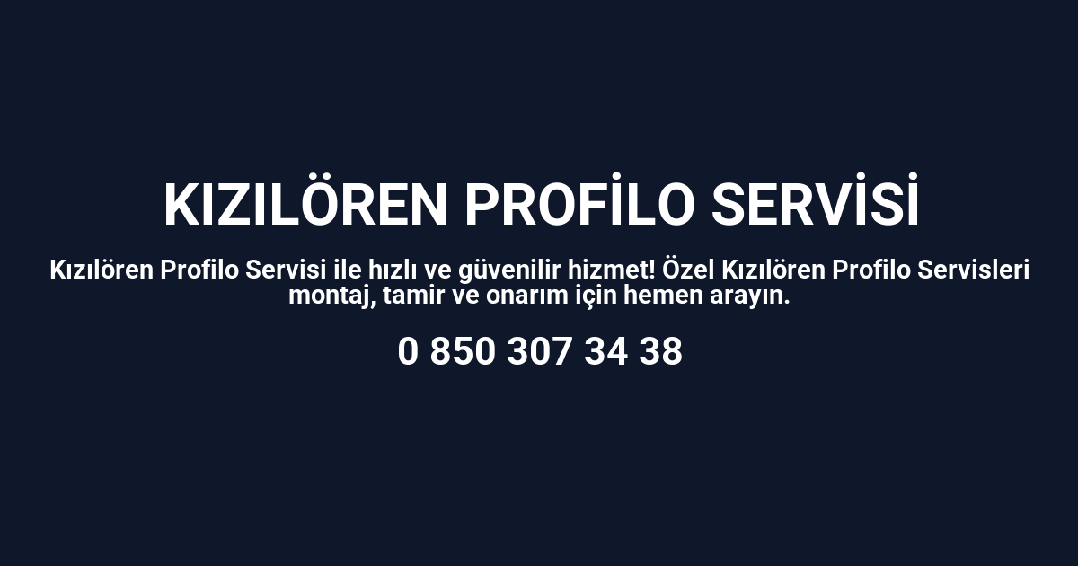 Kızılören Profilo Servisi